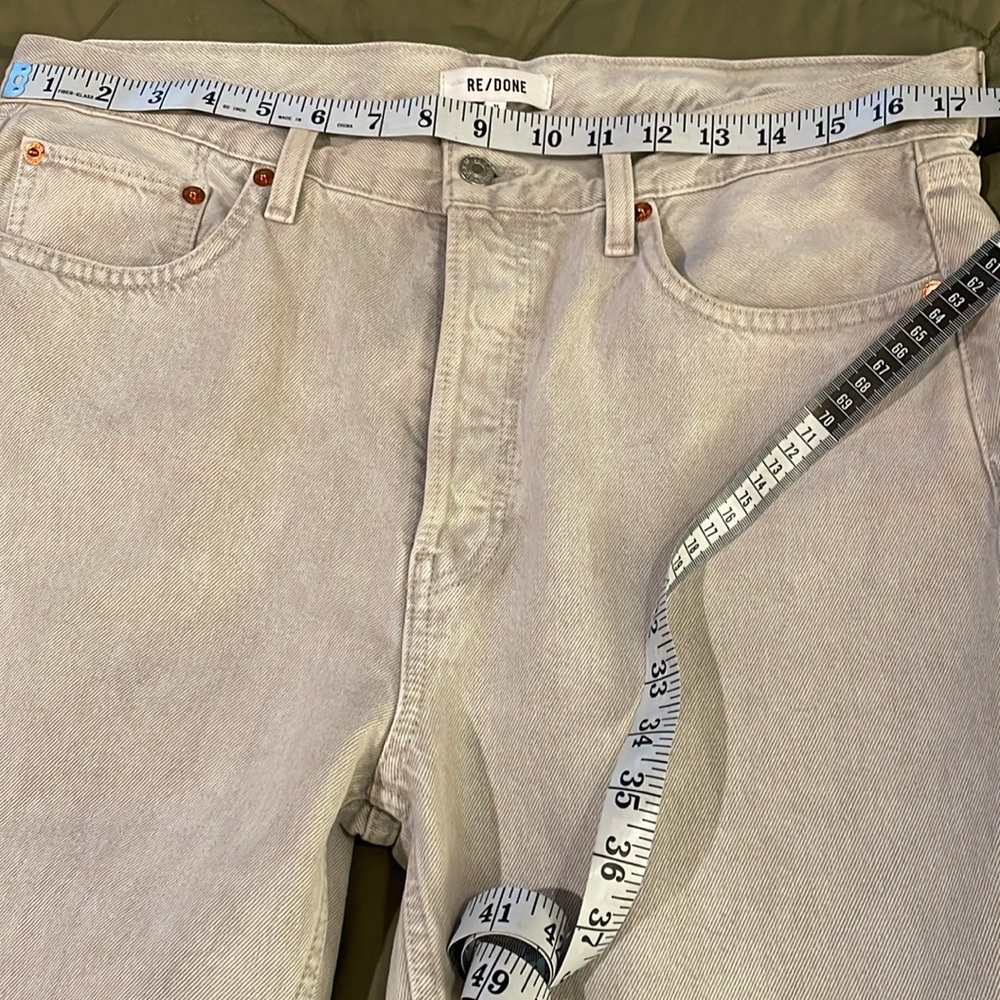 NWT Re/ Done 70s bootcut coated quartz size 31 - Picture 13 of 14